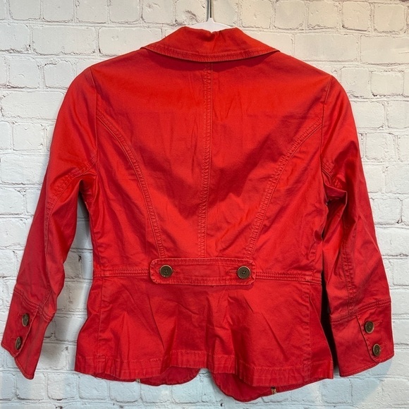 CAbi Cropped Jacket Blazer Style 878 Single Button unstructured, sz 0 - Picture 5 of 5